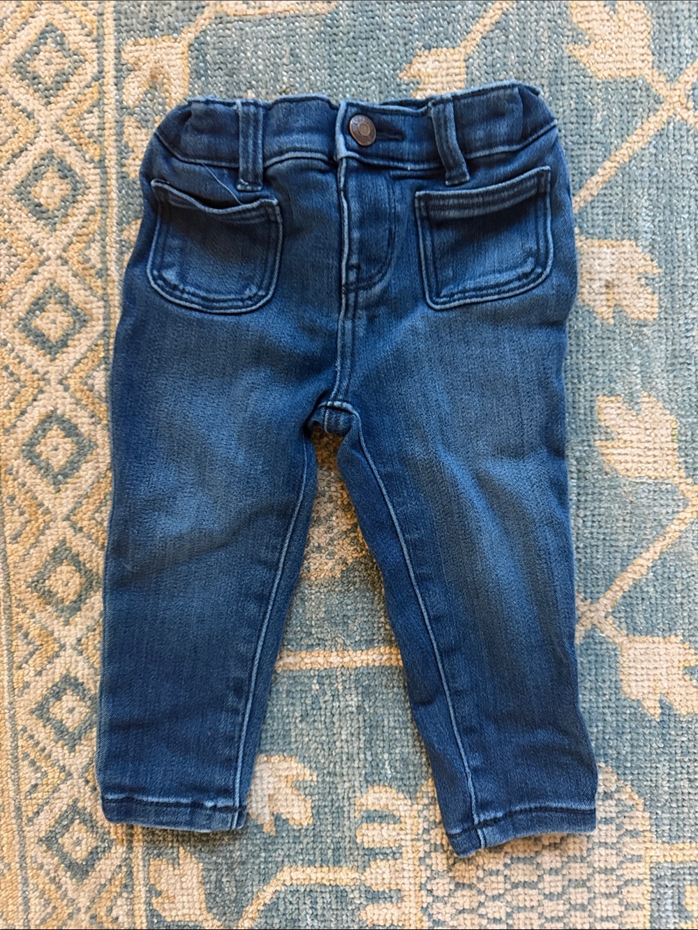 OshKosh B'gosh Dark Blue Toddler Denim Pull-On Jeans